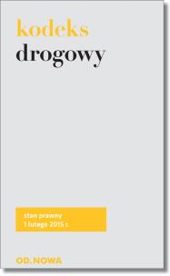 Okładka książki Kodeks drogowy 01.02.2015