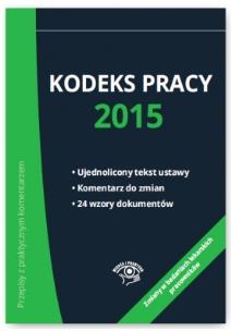 Okładka książki Kodeks pracy 2015