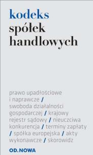 Okładka książki Kodeks spółek handlowych 01.02.2015