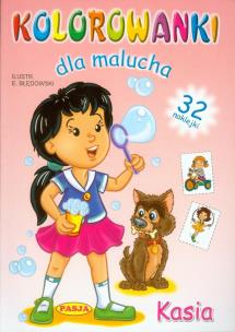 Okładka książki Kolorowanka dla malucha Kasia PASJA