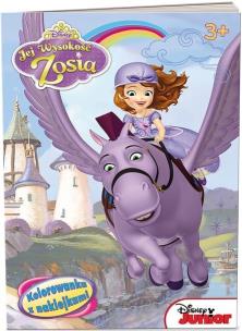 Okładka książki Kolorowanka z naklejkami - Jej Wysokość Zosia.