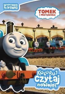 Okładka książki Koloruj, czytaj, naklejaj. Tomek i przyjaciele