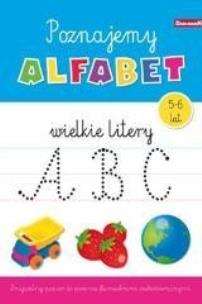 Okładka książki Książeczka edukacyjna. Poznajemy alfabet duże lit.