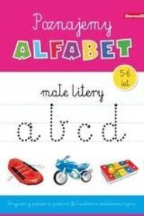 Okładka książki Książeczka edukacyjna. Poznajemy alfabet małe lit.