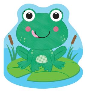 Okładka książki Książeczka kąpielowa - Żabka