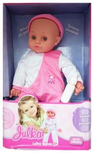 Opakowanie Lalka bobas Julka biało różowa