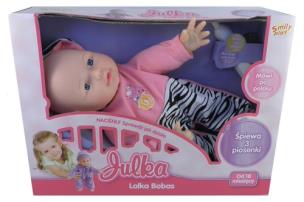 Opakowanie Lalka Bobas Julka mówi po polsku Zebra