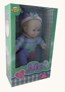 Opakowanie Lalka Julka 22cm w paski