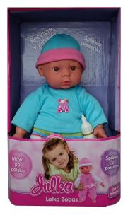 Opakowanie Lalka Julka Bobas mówiąca turkusowa