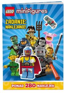 Okładka książki Lego &reg; Minifigures. Zadanie naklejanie!