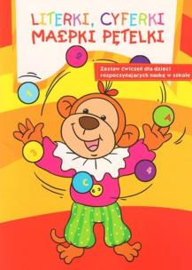 Okładka książki Literki Cyferki Małpki Pętelki