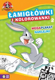 Okładka książki Looney Tunes. Łamigłówki i kolorowanki cz.2