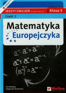 Okładka książki Matematyka Europejczyka 3 Zeszyt ćwiczeń Część 2