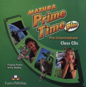 Okładka książki Matura Prime Time  Plus Pre-intermediate Class CDs + Workbook&Grammar CD