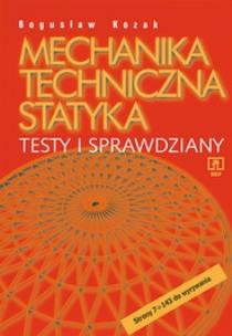 Okładka książki Mechanika techniczna. Statyka. Testy i spraw. WSiP