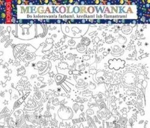 Okładka książki Megakolorowanka Kosmos