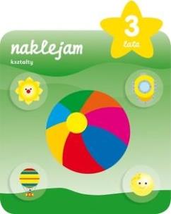 Okładka książki Naklejam kształty 3 lata
