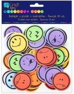 Okładka książki Naklejki z pianki  Emocje 60 szt