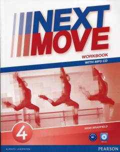 Okładka książki Next Move 4 Workbook + CD mp3