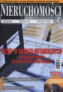 Okładka książki Nieruchomości 3/2015