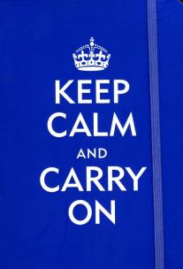 Opakowanie Notatnik Mini Niebieski Zachowaj spokój