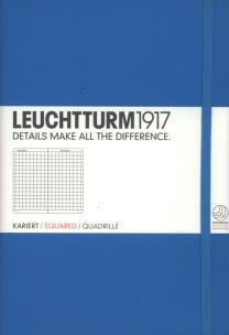 Opakowanie Notes Medium Leuchtturm1917 w kratkę lazurowy