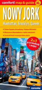 Opakowanie Nowy Jork. Manhattan, Brooklyn, Queens 2w1:przewodnik+mapa