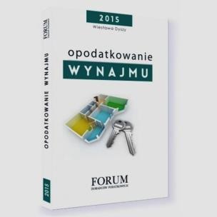 Okładka książki Opodatkowanie wynajmu