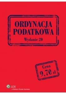 Okładka książki Ordynacja podatkowa