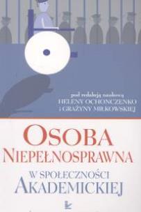 Opakowanie Osoba niepełnosprawna w społeczności akademickiej