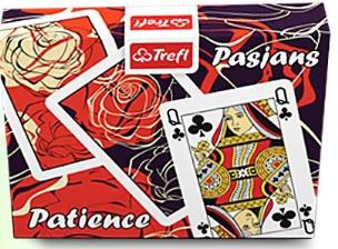 Okładka książki Pasjans Róże 2 x 55 listków