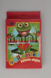 Opakowanie Pastele olejne 18 kolorów Rexus