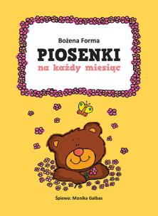 Okładka książki Piosenki na każdy miesiąc płyta CD z książeczką