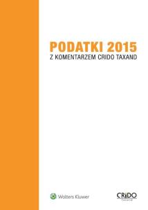 Okładka książki Podatki 2015 z komentarzem Crido Taxand