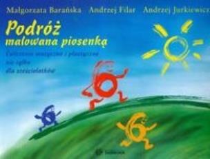 Okładka książki Podróż malowana piosenką (ksiażka)  HARMONIA+CD