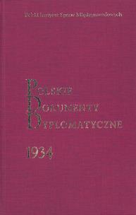 Opakowanie Polskie Dokumenty Dyplomatyczne 1934