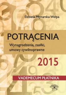Okładka książki Potrącenia 2015