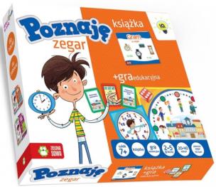 Okładka książki Poznaję zegar + gra