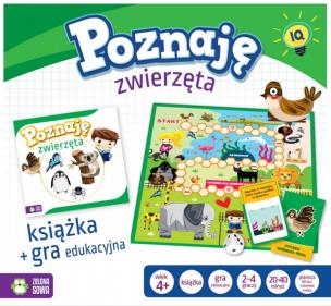Okładka książki Poznaję zwierzęta + gra