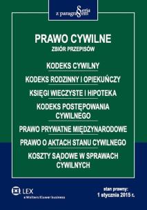 Okładka książki Prawo cywilne Zbiór przepisów