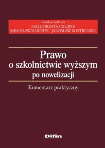 Opakowanie Prawo o szkolnictwie wyższym po nowelizacji