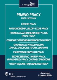 Okładka książki Prawo pracy Zbiór przepisów