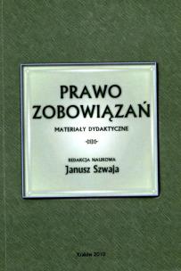 Opakowanie Prawo zobowiązań Materiały dydaktyczne