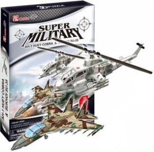 Okładka książki Puzzle 3D AH-1 Huey Cobra & Sukhoi SU-35