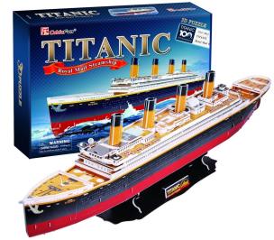 Okładka książki Puzzle 3D Titanic duże