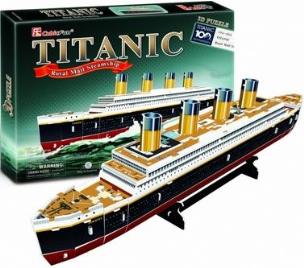 Okładka książki Puzzle 3D Titanic małe