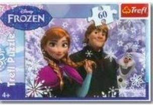 Okładka książki Puzzle 60 Frozen TREFL