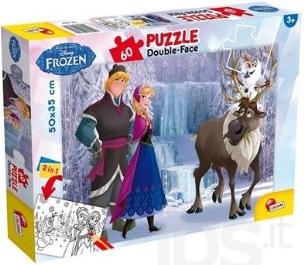 Okładka książki Puzzle dwustronne 60 Frozen