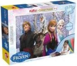 Opakowanie Puzzle dwustronne Frozen 108 + flamastry