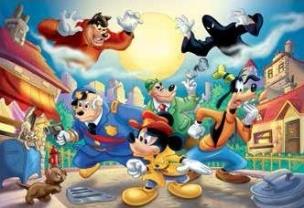 Okładka książki Puzzle dwustronne plus Myszka Miki 108